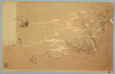 Detailansicht des Randes der kanadischen Bank, August 1858