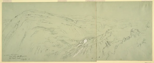 Ferne Ansicht von Damaskus, Syrien, 1868