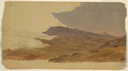 Ecuador, Berg (möglicherweise Chimborazo), 1853