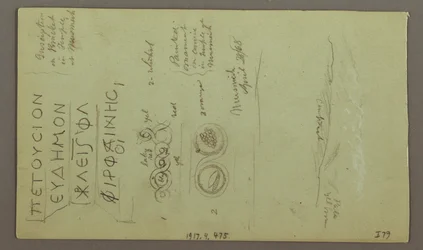 Zeichnung, Fassade des Parreloriums, 28. April 1868