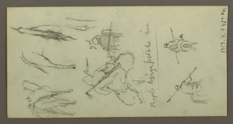 Steinhaufen, Ebene und Berge, Sonne, 19. Februar 1868