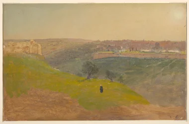 Jerusalem vom Ölberg, März 1868