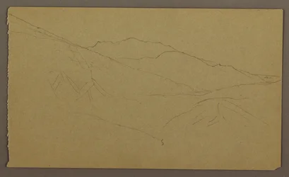 Zeichnung, Landschaft, Mai–August 1865