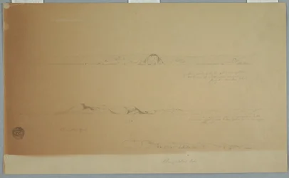 Landschaft nahe Fogo Island, Brimstone, Head, Change Island Rocks, 2. Juli 1869