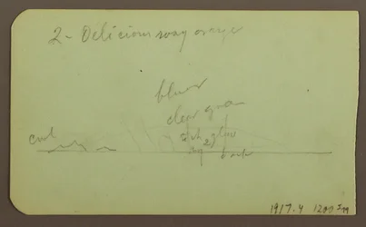 Landschaft "nahe Lagos"; Verso: Landschaft, 1883