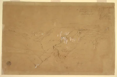 Landschaft mit Mount Purese, Kolumbien, 6. August 1853