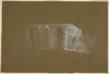 Unterer Wasserfall, Genesee River, Rochester, New York, 1848