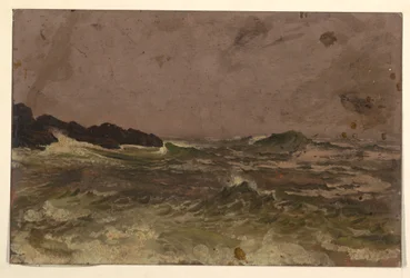 Zeichnung, Küste von Maine, 1845-50