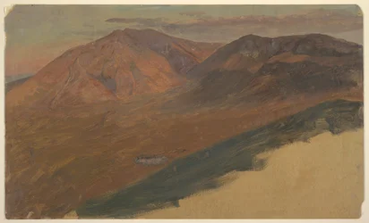 Zeichnung, Berge Katahdin und Turner aus der Ferne, 1860–78