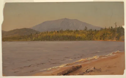 Zeichnung, Mt. Katahdin vom Togue Pond, möglicherweise 1878