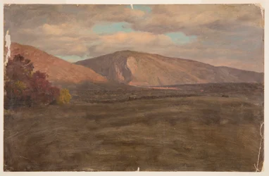 Zeichnung, Mt. Katahdin von Südwesten (?), 1870–80