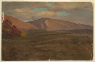 Zeichnung, Mt. Katahdin von Südwesten (?), 1870–80