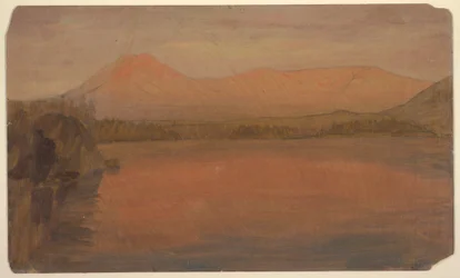 Zeichnung, Mts. Katahdin und Turner vom Lake Katahdin, 1860–78