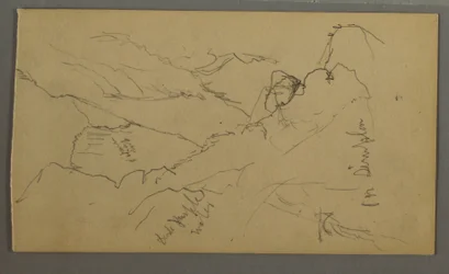 Zeichnung, Enges Tal, 1868