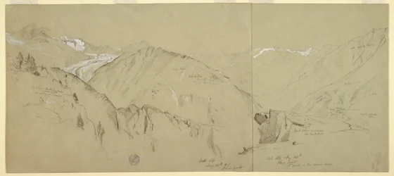 Panoramablick von Bel Arp, 1868