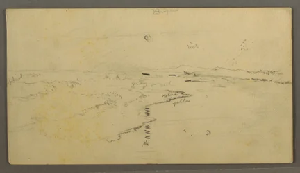 Fluss, reflektierter Mond, 14. Juni 1870