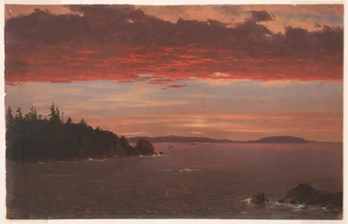 Schoodic-Halbinsel von Mount Desert bei Sonnenaufgang, 1850–55