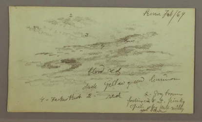 Himmelsstudie, 1. Februar 1869