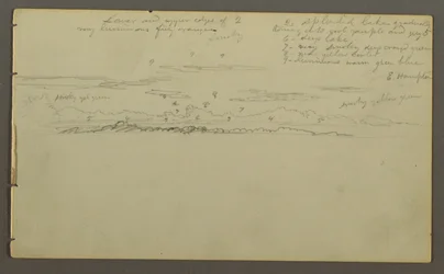 Himmelsstudie, möglicherweise 1857–58