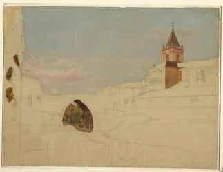 Südamerikanische Stadtansicht, 1857
