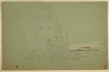 Zeichnung, Südlicher Kopf, 1851