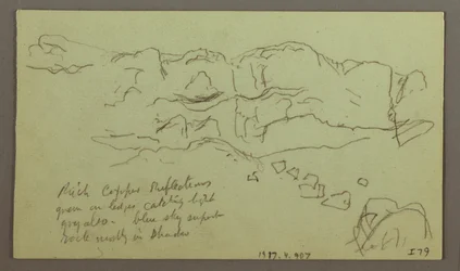 Studie von der Seite eines Tals, 4. Mai 1868