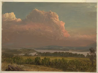 Sonnenuntergang über dem Hudson Valley