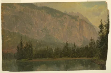 Der Hintersee, nahe Berchtesgaden, Bayern, Juni 1868