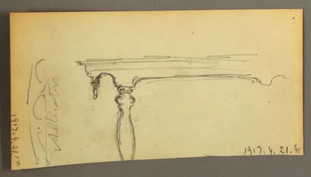 Drei Kühe auf einer Straße im Wald, ca. 1845