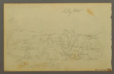 Bäume, Kuh, 1844