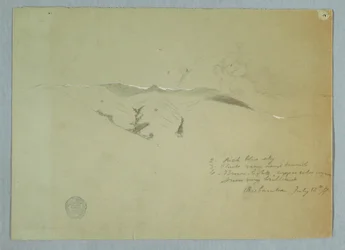 Täler und schneebedeckte Grate, Riobamba, Ecuador, 13. Juli 1857