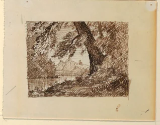 Imaginäre Flusslandschaft