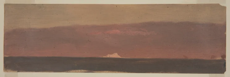 Meereslandschaft mit Eisberg