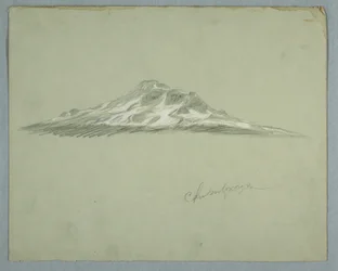 Schneebedeckter Gipfel des Chimborazo, Ecuador