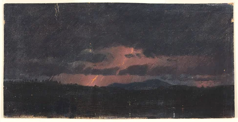 Sturm über dem Hudson Valley