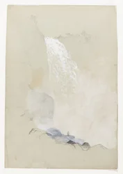 Studie der Tequendama-Fälle in der Nähe von Bogotá, Kolumbien