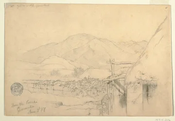 Blick vom Gasthaus in Guaranda, Ecuador