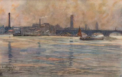Die Themse, London, ca. 1893