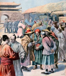 Unruhen in Seoul, Korea, 1894