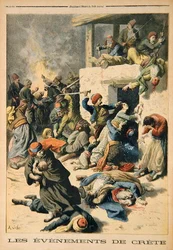 Ereignisse auf Kreta, aus "Le Petit Journal", 26. Juli 1896