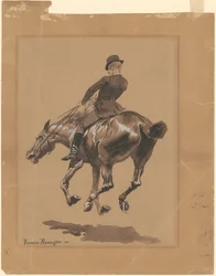 Auf dem Reitweg, Central Park, New York