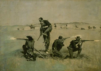 Der letzte Widerstand (Fünfundzwanzig gegen einen) ca. 1896