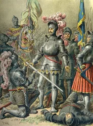 Franz I. in Pavia (1525), Niederlage, bei der er gefangen genommen wurde