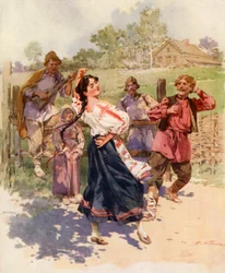 Ein Tanz in Kleinrussland