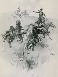 Tscherkessen beim Drill