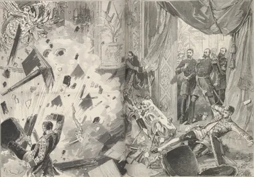 Kaiser Alexander II. nach der Explosion, Abend des 17. Februar 1880