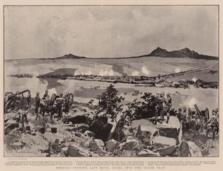 General Cronjes letzter Zug, in die Todesfalle gehend