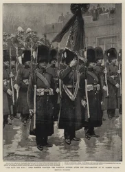 Gott schütze den König, Lord Roberts salutiert die Nationalhymne nach der Proklamation im St. James