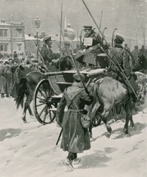 Auf dem Weg zur Hinrichtung in früheren Tagen