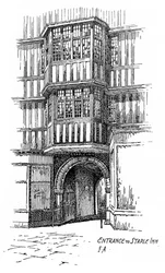 Eingang zum Staple Inn, Holborn, London, 1912